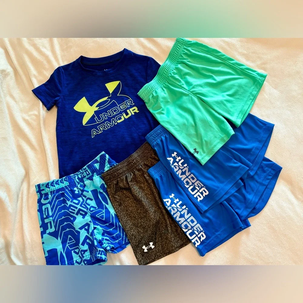 UNDER ARMOUR : Toddler Boy 3T 30pc Lot Shorts Shirts Activewear Bundle - Picture 12 of 16